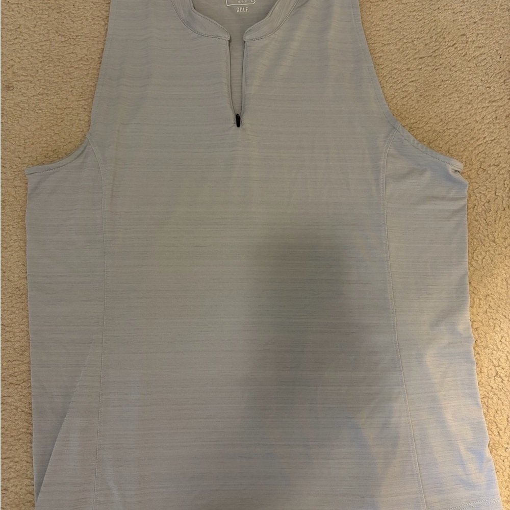 Light Gray Sleeveless Golf Top